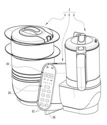 ASSEMBLY FOR PREPARATION OF MEALS FOR INFANTS, IN PARTICULAR MEALS FOR BABIES