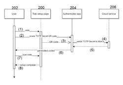 Tracking and managing multiple time-based one-time password (TOTP) accounts