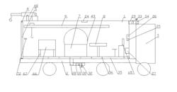 MOBILE-TYPE MAINTENANCE SQUARE-SHAPED BIN