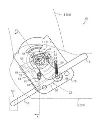 Seat reclining device for vehicle