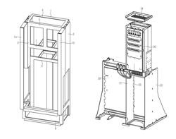 Compressed-air rack for an electric locomotive