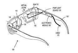 NEAR-TO-EYE DISPLAY DEVICE WITH VARIABLE RESOLUTION