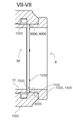 Valve of a hydraulically striking device