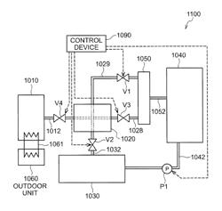 Adsorption heat pump system and method of generating cooling power