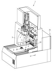 Measuring machine for measuring workpieces