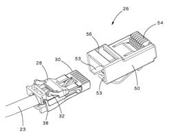 COMMUNICATION PLUG WITH IMPROVED CABLE MANAGER