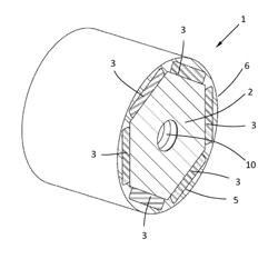 PERMANENT MAGNET ROTOR WITH DISTRIBUTED PERMANENT MAGNETS