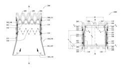 Valve component, frame component and prosthetic valve device including the same for implantation in a body lumen