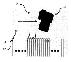 Method for reading an identification code on a glass sheet