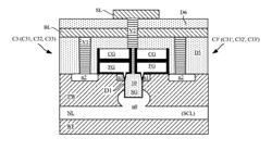 Vertical memory cell with non-self-aligned floating drain-source implant