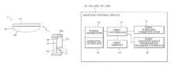 Lighting control device generating power from mechanical energy and lighting device