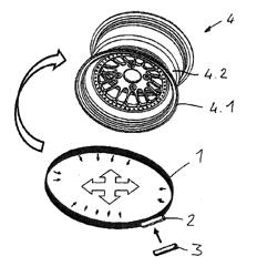 FASTENING APPARATUS FOR FASTENING A MEASURING SENSOR, IN PARTICULAR A TIRE PRESSURE SENSOR, AND A METHOD FOR MOUNTING A MEASURING SENSOR