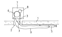 Device for removal of oil under ice