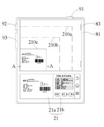 Writing device for electronic paper and electronic paper tag system