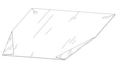 Butt joint flashing sheet