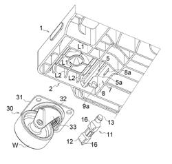 CASTER MOUNTING STRUCTURE