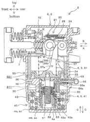 Brake cylinder device and disc brake device