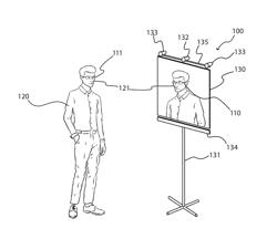 Method of hiding an object in an image or video and associated augmented reality process