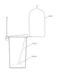 Trash Can Liner Box Support and Dispensing Arrangement