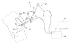 Device for guiding a medical instrument inserted into a natural duct or an artificial duct of a patient