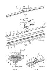 Heating device for a wiper blade of a vehicle and wiper blade comprising same