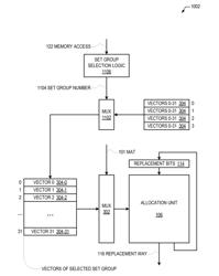 Cache memory budgeted by chunks based on memory access type