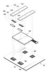 Battery module and its adhesive strap