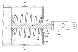 Brake actuator apparatus for shielding and centering