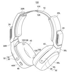 Headphone type acoustic apparatus and control method therefor