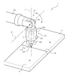 Friction Stir Welding Device and Friction Stir Welding Method