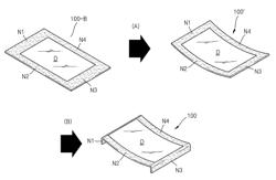 Flexible display panel including a curved display surface and display apparatus including the flexible display panel