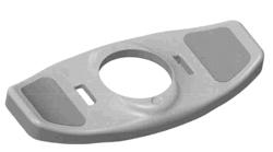 Finger flange for injection device