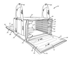 Portable container with temperature controllable compartment