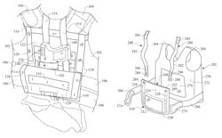 Ballistic vest and holster combination