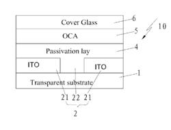 Touch panel and method of manufacturing a touch panel