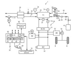 OUTPUT PERFORMANCE RECOVERING DEVICE FOR FUEL CELL AND OUTPUT PERFORMANCE RECOVERING METHOD FOR FUEL CELL