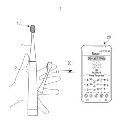 METHOD FOR DETERMINING TOOTH BRUSHING SECTION, AND SMART TOOTHBRUSH AND ELECTRONIC DEVICE THEREFOR