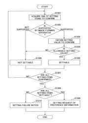 Image forming apparatus, information setting system, and information setting method for controlling setting values by requesting setting information through a network