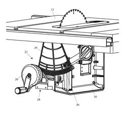 BLADE TILT MECHANISMS FOR TABLE SAWS