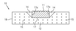 METHOD FOR THE SURFACE APPLICATION OF A SECURITY DEVICE OVER A PAPER MACHINE MADE HOLE