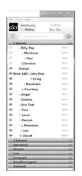 COMPUTER-PROGRAMMED TELEPHONE-ENABLED DEVICES FOR PROCESSING AND MANAGING NUMEROUS SIMULTANEOUS VOICE CONVERSATIONS CONDUCTED BY AN INDIVIDUAL OVER A COMPUTER NETWORK AND COMPUTER METHODS OF IMPLEMENTING THEREOF