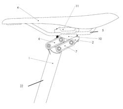 Multiple position bicycle seat post