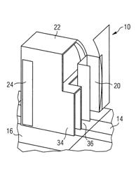 Aircraft area with a storage cabinet for emergency equipment objects