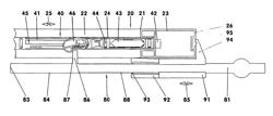 Installation adjustment device for an auto-return arrangement