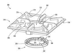 GAS BURNER ASSEMBLY FOR A COOKTOP OF AN APPLIANCE