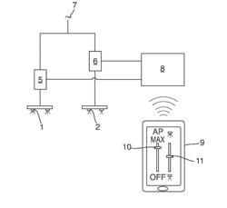 LIGHTING DEVICE WITH VARIABLE LIGHT DISTRIBUTION