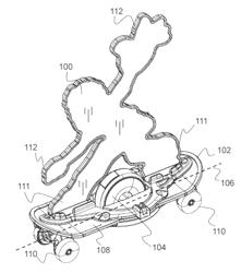 Stunt figure for attaching with a mobile toy to allow for performance of a stunt