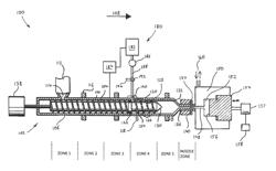 Injection molding systems and methods for forming materials used in footwear and materials manufactured by said systems and methods