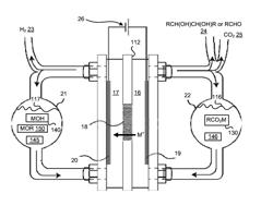 Device and method of obtaining diols and other chemicals using decarboxylation