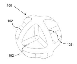 Low thermally conductive spacer for hot and cold feedline insulation